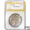 Image 1 : 1878 8TF Morgan Silver Dollar PGA MS64+