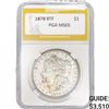 Image 1 : 1878 8TF Morgan Silver Dollar PGA MS65