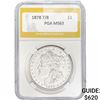 Image 1 : 1878 7/8 Morgan Silver Dollar PGA MS63