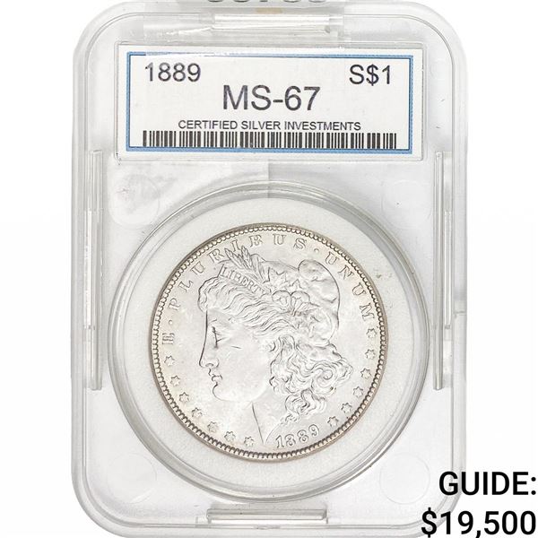 1889 Morgan Silver Dollar PGA MS67