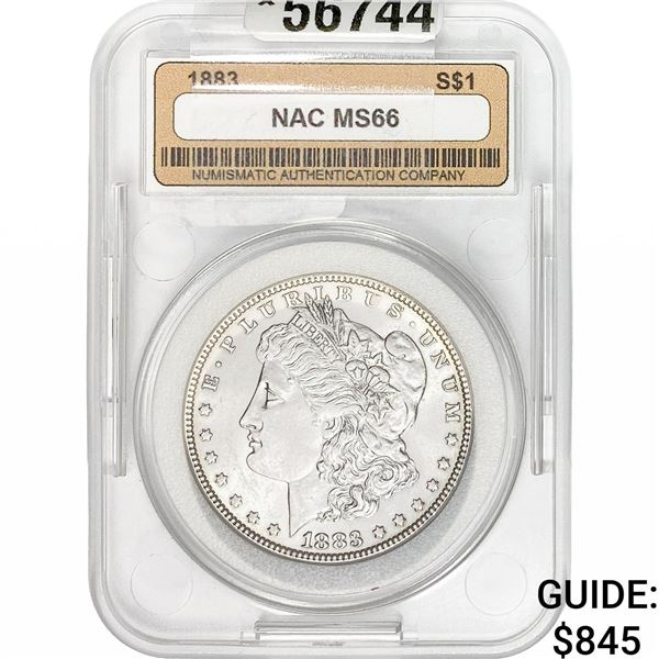 1883 Morgan Silver Dollar PGA MS66