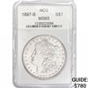 Image 1 : 1897-S Morgan Silver Dollar NGC MS65