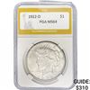Image 1 : 1922-D Silver Peace Dollar PGA MS64