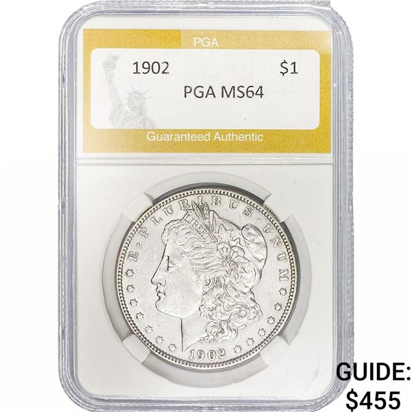 1902 Morgan Silver Dollar PGA MS64