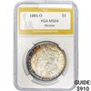Image 1 : 1881-O Morgan Silver Dollar PGA MS64 Monster