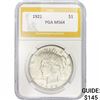 Image 1 : 1922 Silver Peace Dollar PGA MS64