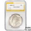 Image 1 : 1880-CC Morgan Silver Dollar PGA MS64