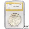 Image 1 : 1922 Silver Peace Dollar PGA MS65