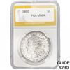 Image 1 : 1890 Morgan Silver Dollar PGA MS64