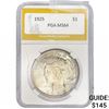 Image 1 : 1925 Silver Peace Dollar PGA MS64