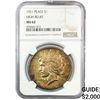 Image 1 : 1921 Silver Peace Dollar NGC MS62 High Relief
