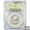 Image 1 : 1936-D Washington Silver Quarter PCGS MS65