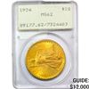 Image 1 : 1924 $20 Gold Double Eagle PCGS MS62
