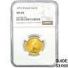 Image 1 : 1997 $10 .25oz Gold Eagle NGC MS69