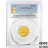 Image 1 : 1927 $2.50 Gold Quarter Eagle PCGS MS62+