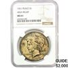 Image 1 : 1921 Silver Peace Dollar NGC MS61 High Relief