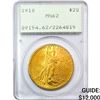 Image 1 : 1910 $20 Gold Double Eagle PCGS MS62