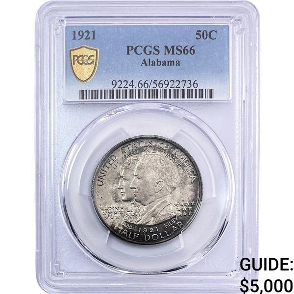 1921 Alabama Half Dollar PCGS MS66