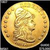 Image 1 : 1807 $2.50 Gold Quarter Eagle UNCIRCULATED