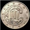 Image 2 : 1868 Silver Three Cent CHOICE BU