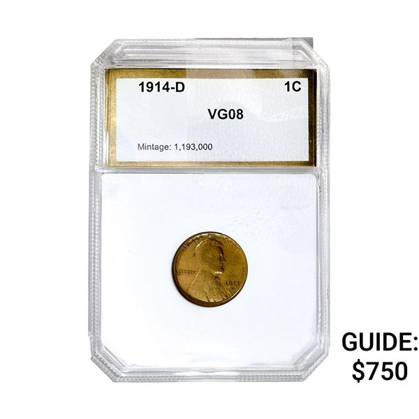 1914 Wheat Cent PCI VG8