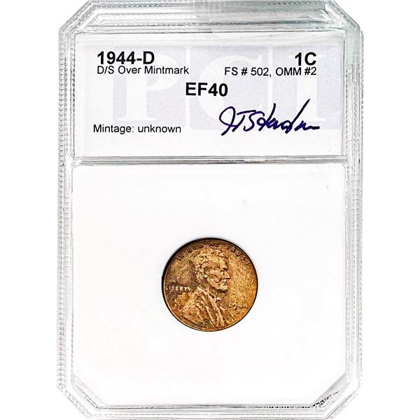 1944-D Wheat Cent PCI EF40