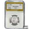 Image 1 : 1861 Liberty Seated Quarter PGA MS64
