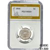 Image 1 : 1866 Shield Nickel PGA MS64