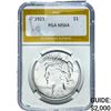 1921 Silver Peace Dollar High Relief PGA MS64