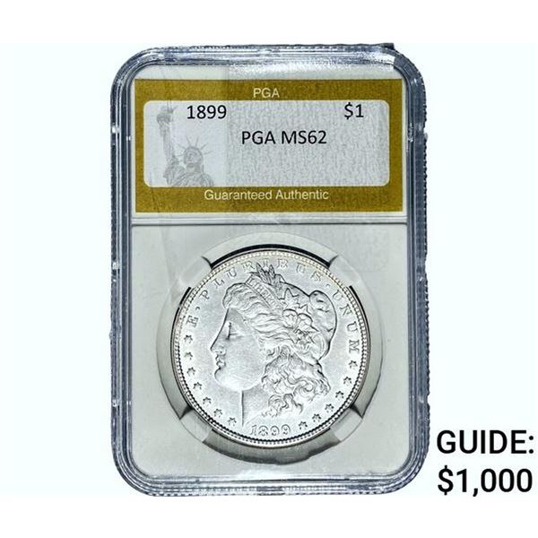 1899 Morgan Silver Dollar PGA MS62