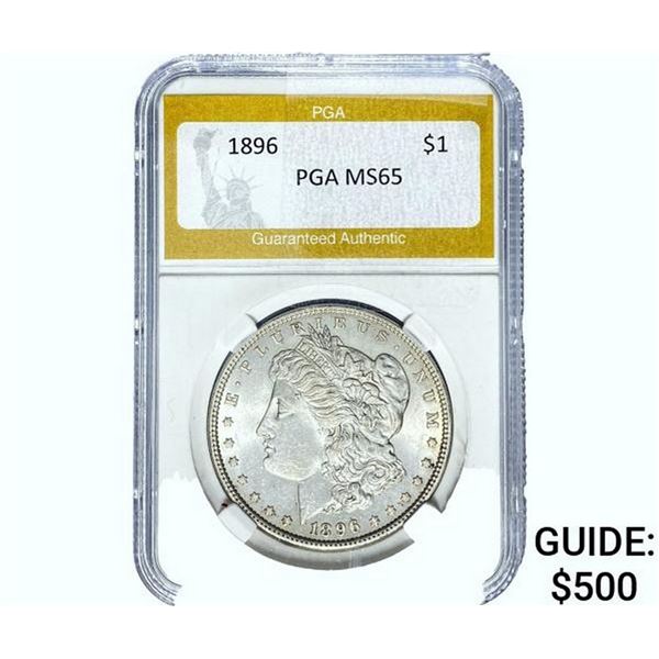 1896 Morgan Silver Dollar PGA MS65