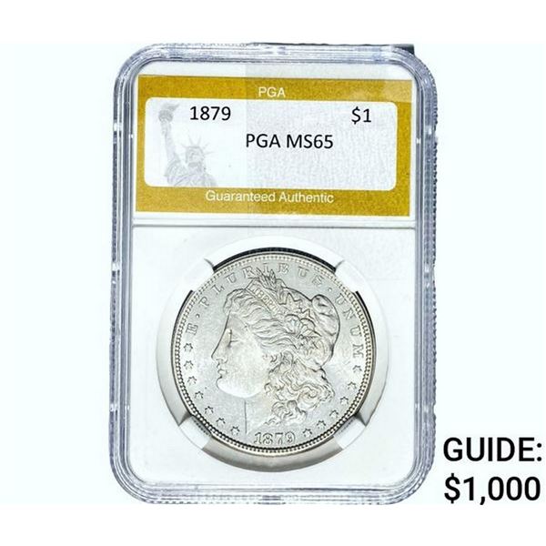 1879 Morgan Silver Dollar PGA MS65