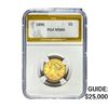 1896 $5 Gold Half Eagle PGA MS66