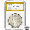 1878 Morgan Silver Dollar PGA AU55 Detail