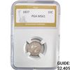 Image 1 : 1837 Seated Liberty Dime PGA MS61