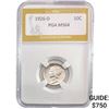Image 1 : 1926-D Mercury Silver Dime PGA MS64