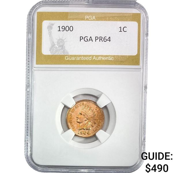 1900 Indian Head Cent PGA PR64