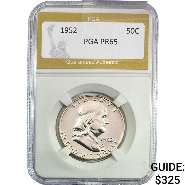 1952 Franklin Half Dollar PGA PR65