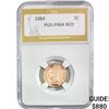 Image 1 : 1884 Indian Head Cent PGA PR64 RED