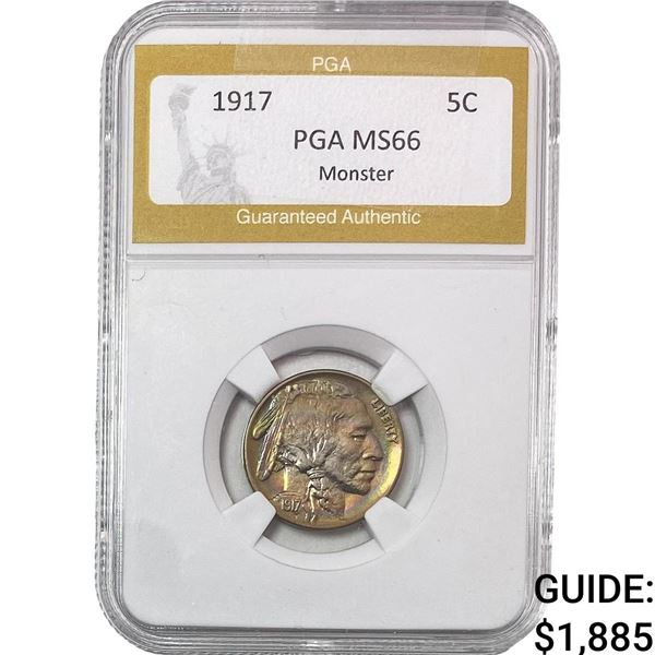 1917 Buffalo Nickel PGA MS66
