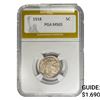 Image 1 : 1918 Buffalo Nickel PGA MS65
