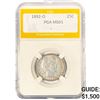 Image 1 : 1892-O Barber Quarter PGA MS61