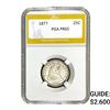 Image 1 : 1877 Seated Liberty Quarter PGA PR65