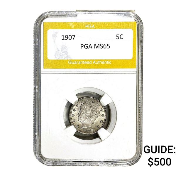1907 Liberty Victory Nickel PGA MS65
