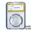 Image 1 : 1878 Morgan Silver Dollar PGA MS64
