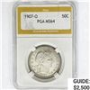 Image 1 : 1907-O Barber Half Dollar PGA MS64