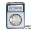 Image 1 : 1892 Morgan Silver Dollar NGS MS65
