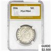 Image 1 : 1906 Barber Half Dollar PGA PR64