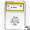 Image 1 : 1890 Seated Liberty Dime PGA PR64