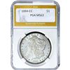 Image 1 : 1884-CC Morgan Silver Dollar PGA MS63